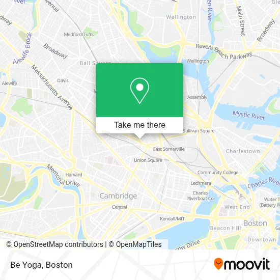 Be Yoga map