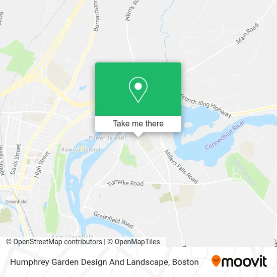 Humphrey Garden Design And Landscape map