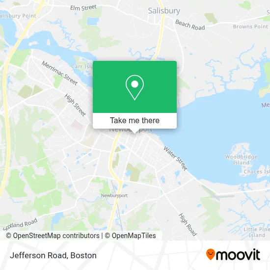 Jefferson Road map