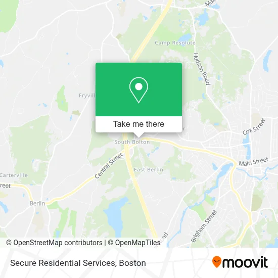 Secure Residential Services map