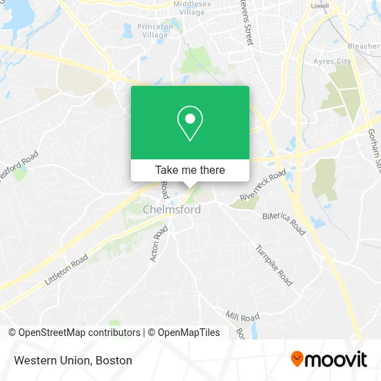 Western Union map