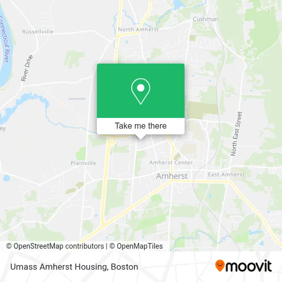 Umass Amherst Housing map