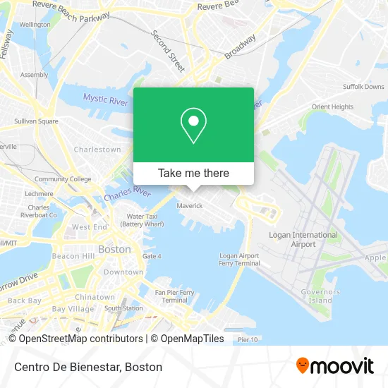 Centro De Bienestar map