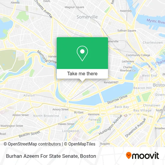 Burhan Azeem For State Senate map