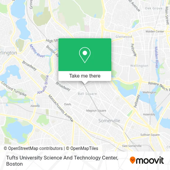 Tufts University Science And Technology Center map