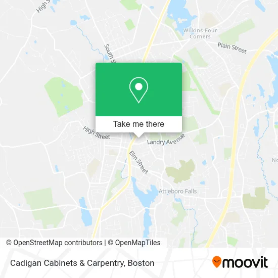 Cadigan Cabinets & Carpentry map