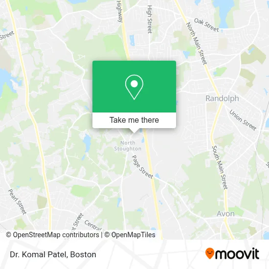 Dr. Komal Patel map