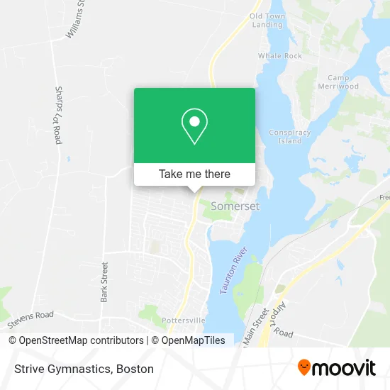 Strive Gymnastics map