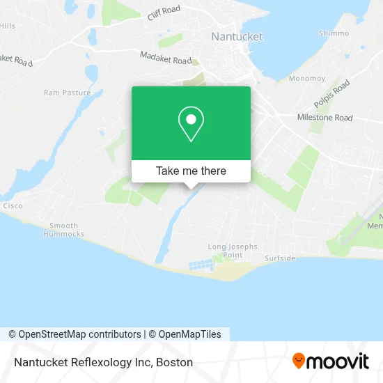 Nantucket Reflexology Inc map