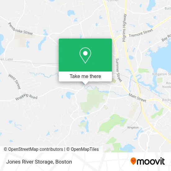 Jones River Storage map