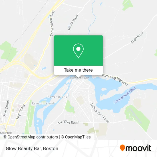 Glow Beauty Bar map