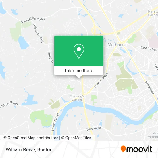 William Rowe map