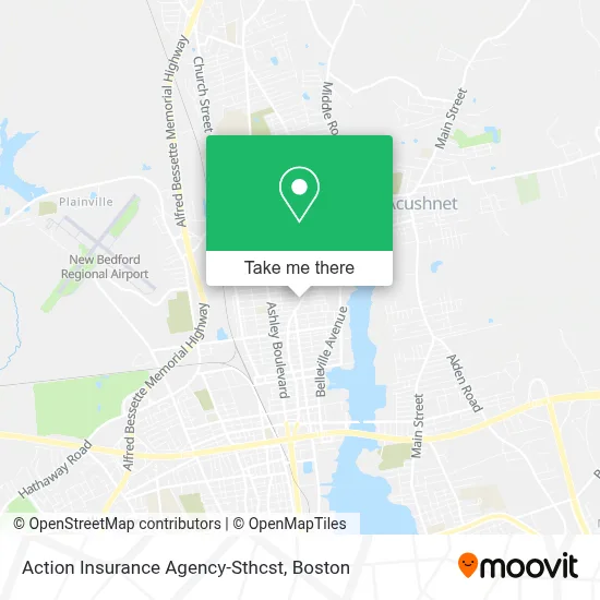 Action Insurance Agency-Sthcst map