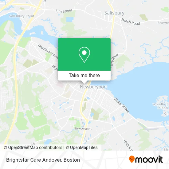 Brightstar Care Andover map