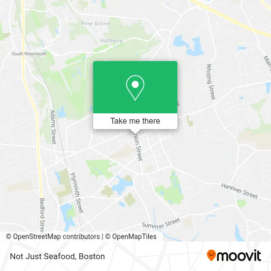 Not Just Seafood map