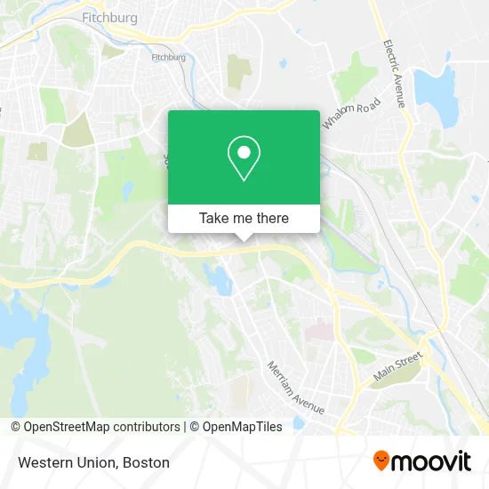 Western Union map