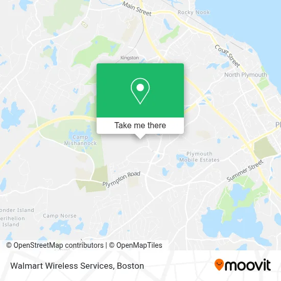 Walmart Wireless Services map
