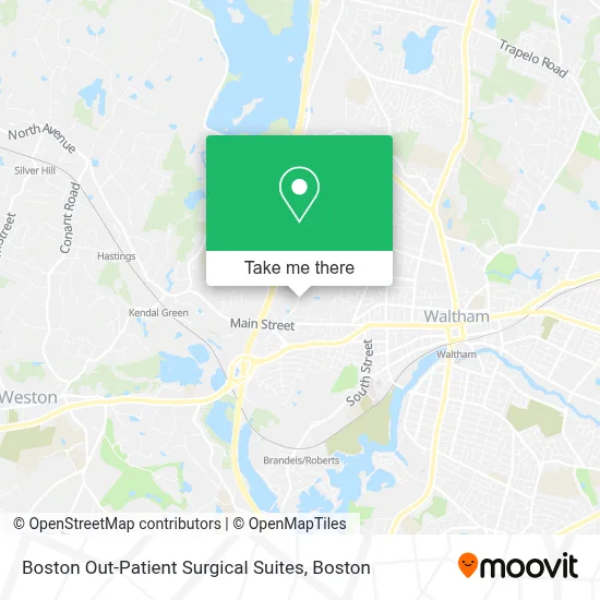 Boston Out-Patient Surgical Suites map