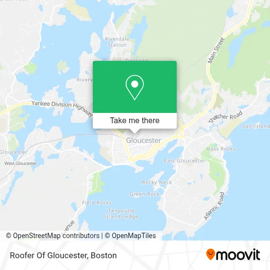 Roofer Of Gloucester map