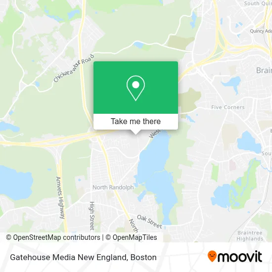 Gatehouse Media New England map