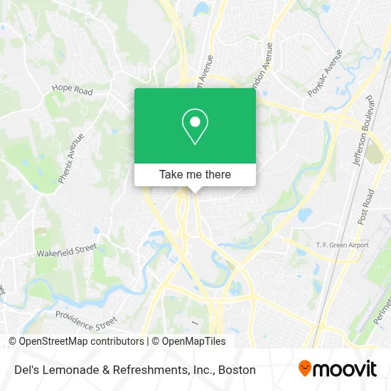 Del's Lemonade & Refreshments, Inc. map