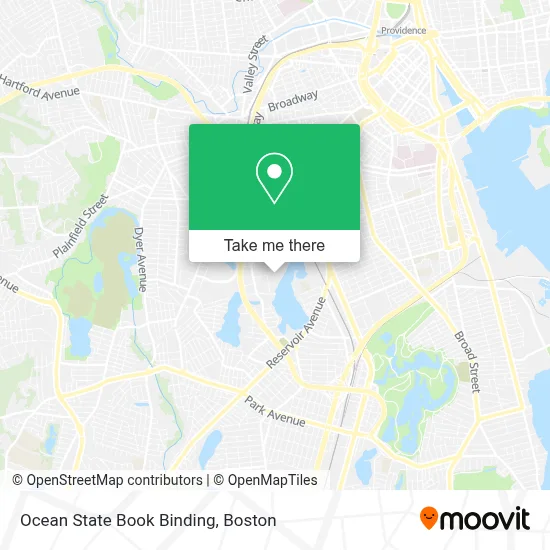 Ocean State Book Binding map