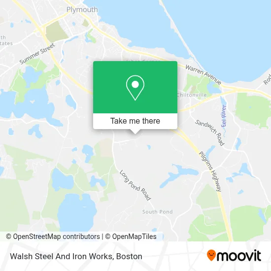 Walsh Steel And Iron Works map