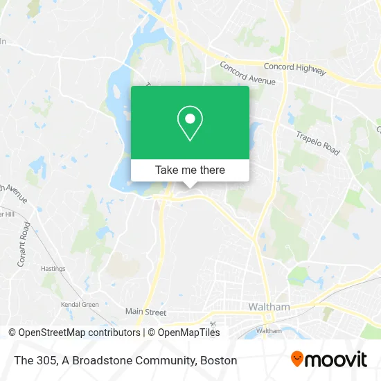The 305, A Broadstone Community map