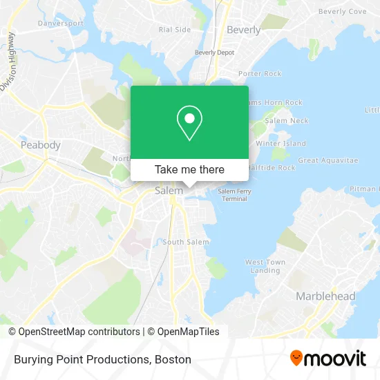 Burying Point Productions map