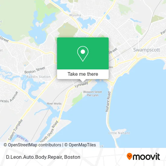 D.Leon.Auto.Body.Repair map