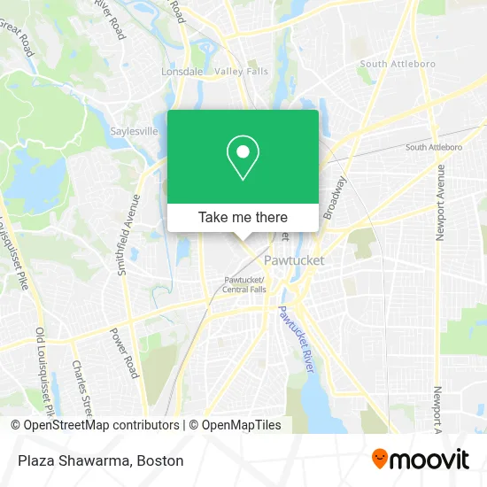 Plaza Shawarma map
