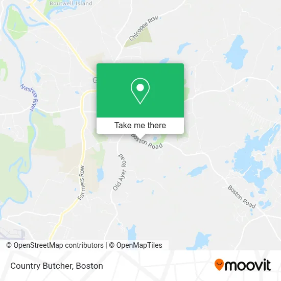 Country Butcher map