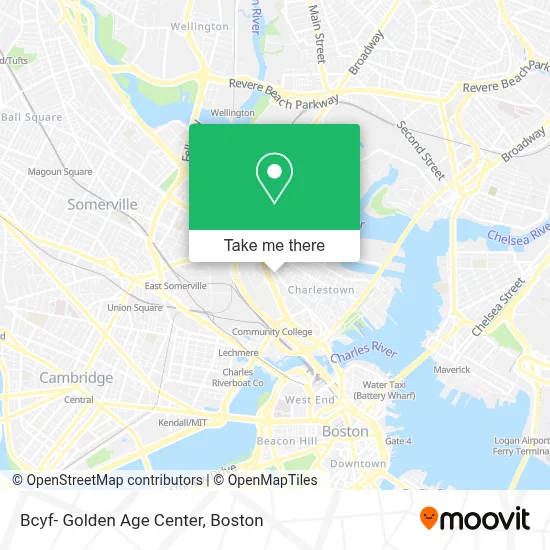 Bcyf- Golden Age Center map