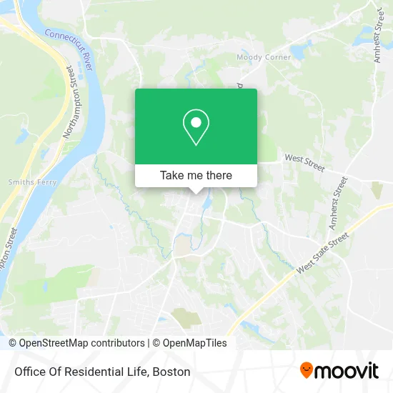 Office Of Residential Life map