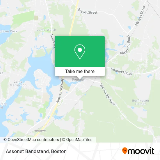 Assonet Bandstand map