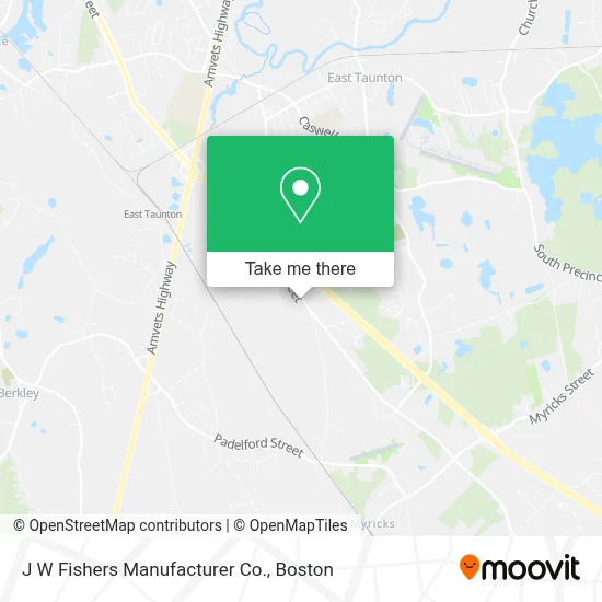 J W Fishers Manufacturer Co. map