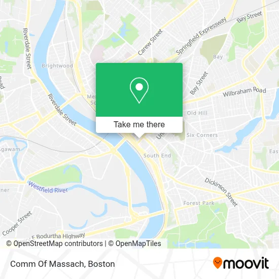 Comm Of Massach map