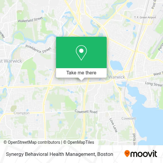 Synergy Behavioral Health Management map