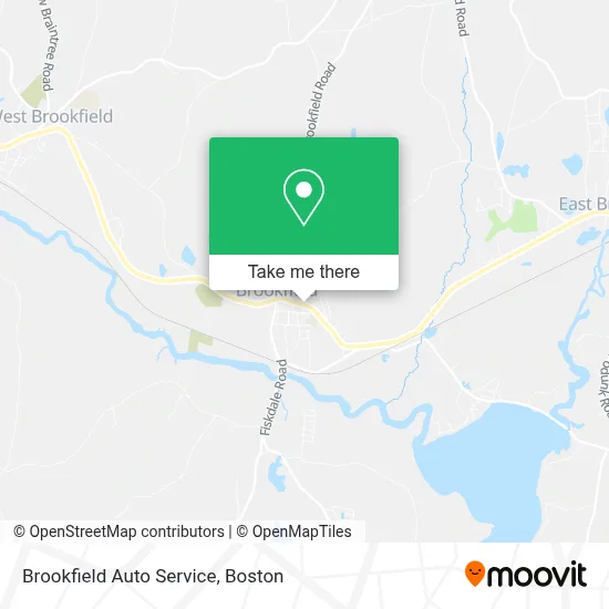 Brookfield Auto Service map