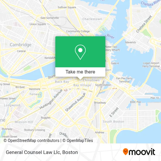 General Counsel Law Llc map