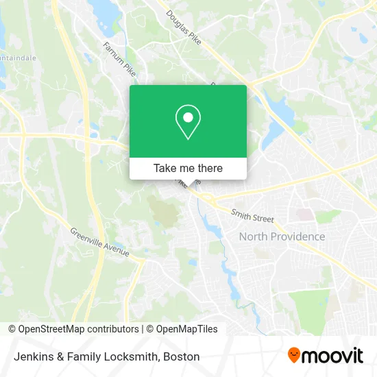 Jenkins & Family Locksmith map