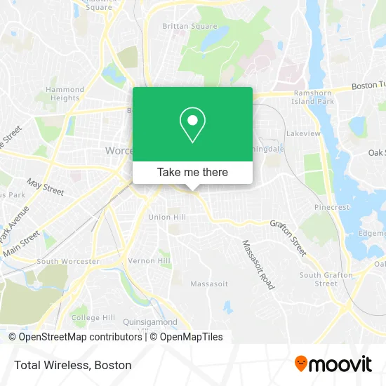 Total Wireless map