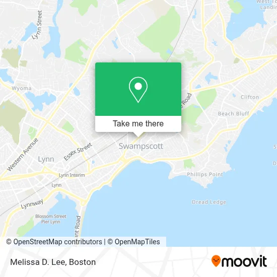 Melissa D. Lee map