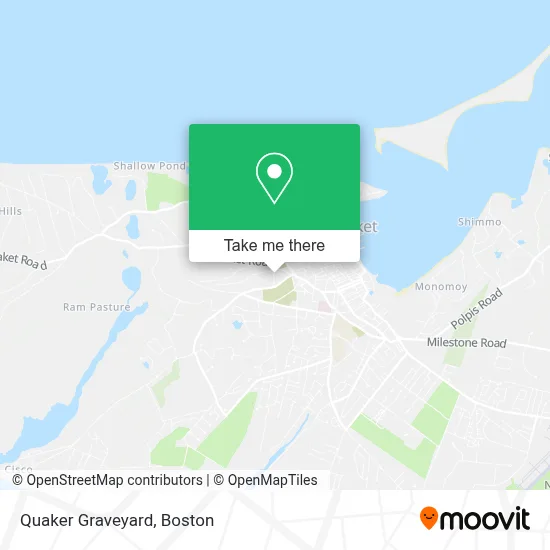 Quaker Graveyard map