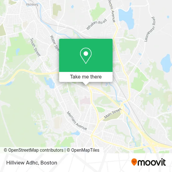Hillview Adhc map