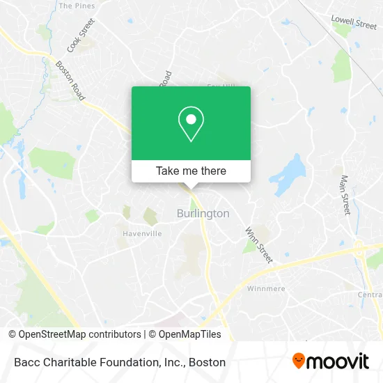 Bacc Charitable Foundation, Inc. map