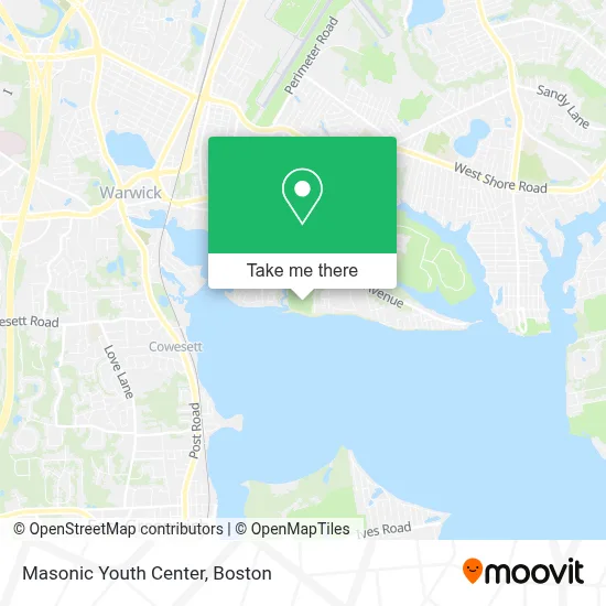 Masonic Youth Center map