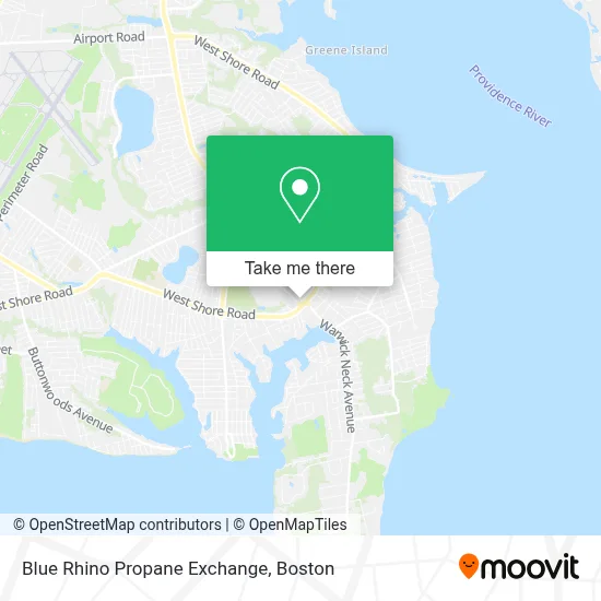 Blue Rhino Propane Exchange map