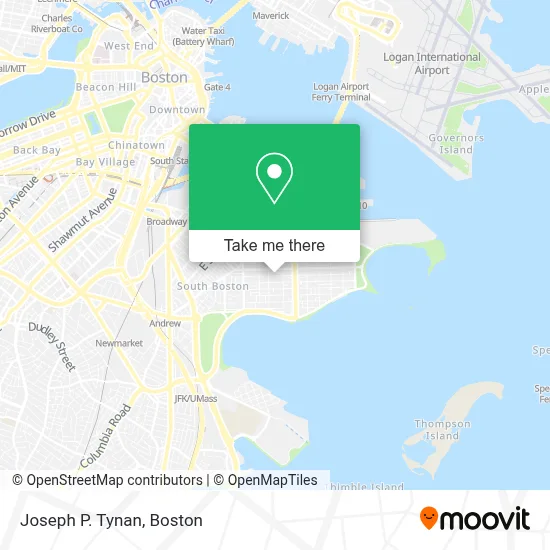 Joseph P. Tynan map