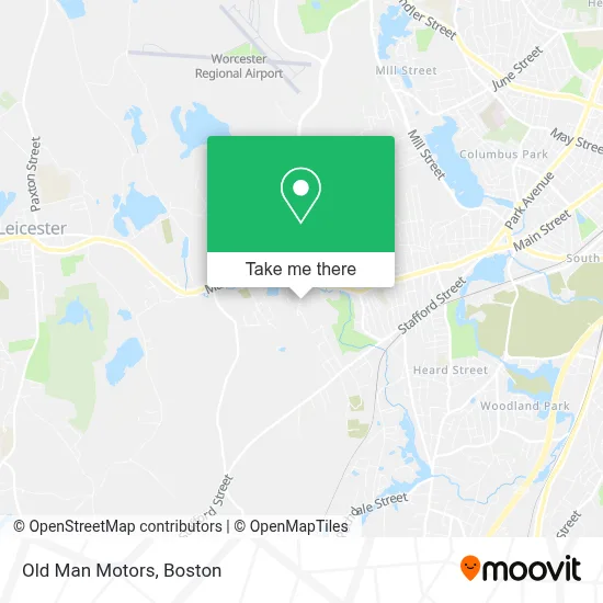 Old Man Motors map